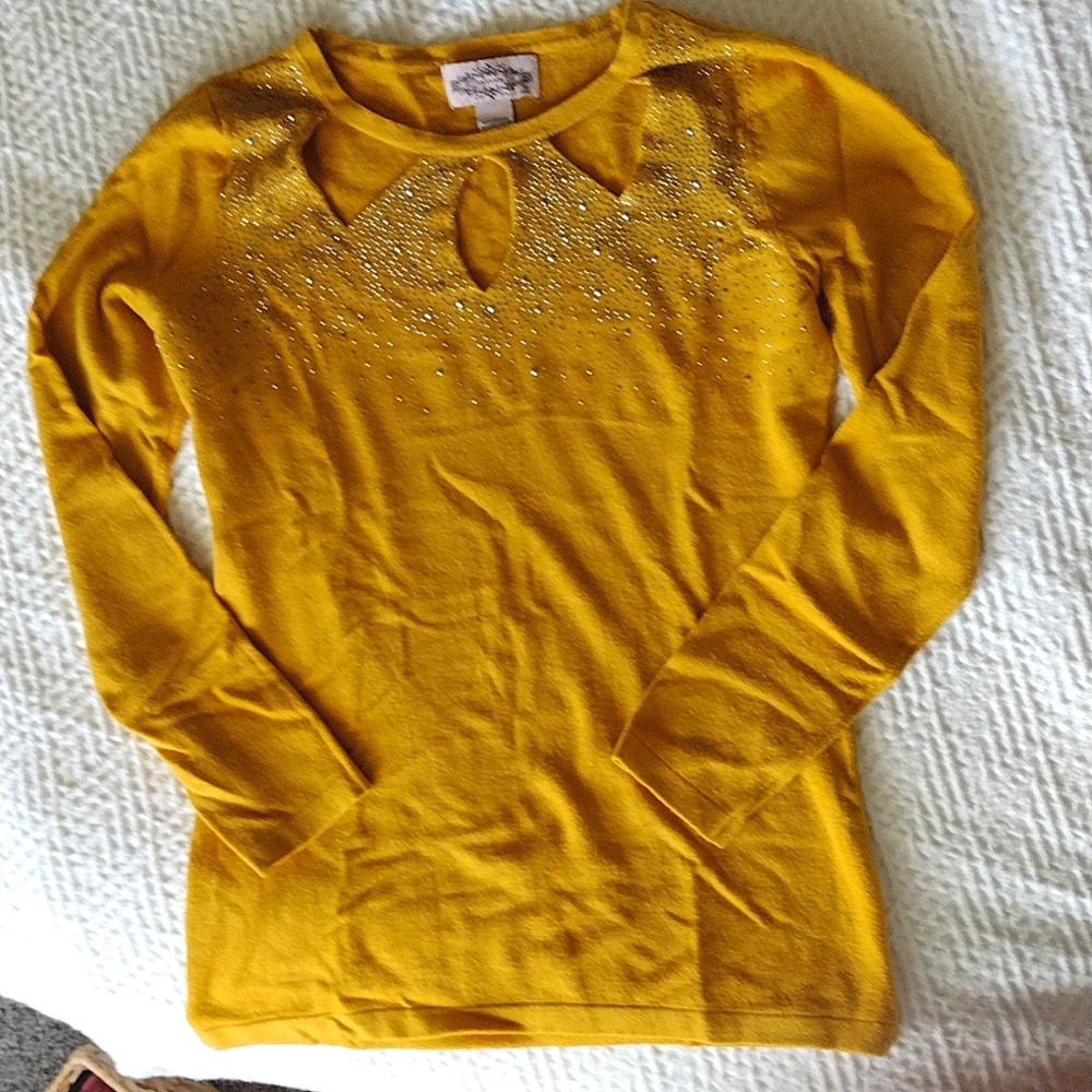 Yellow Fancy Sweater